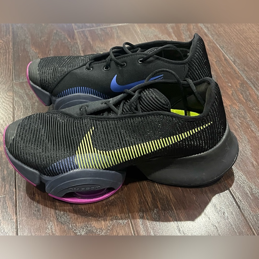 Nike Air Zoom SuperRep 2 Women Size 9 Black Athletic Running Shoes Sneakers